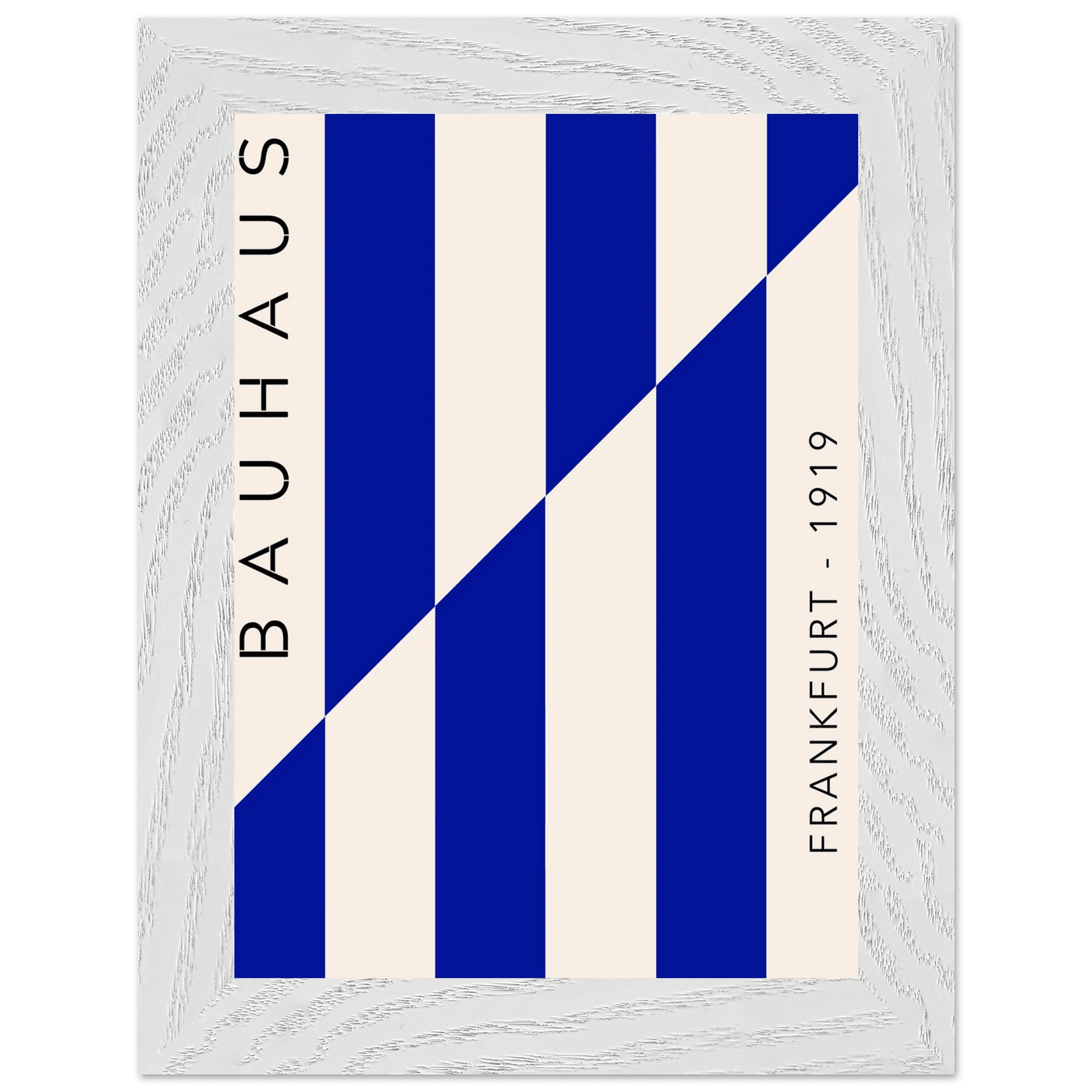 Bauhaus Ausstellung 1923 Blue & Cream - Vibrantwalls