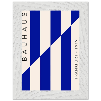 Bauhaus Ausstellung 1923 Blue & Cream - Vibrantwalls