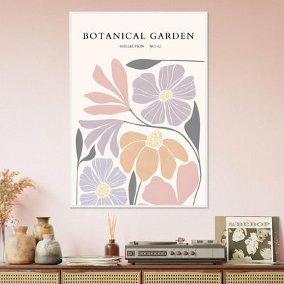 Botanical Garden Framed Posters – Soft Hues & Abstract Floral Prints | Ready-to-Hang Wall Art - Vibrantwalls