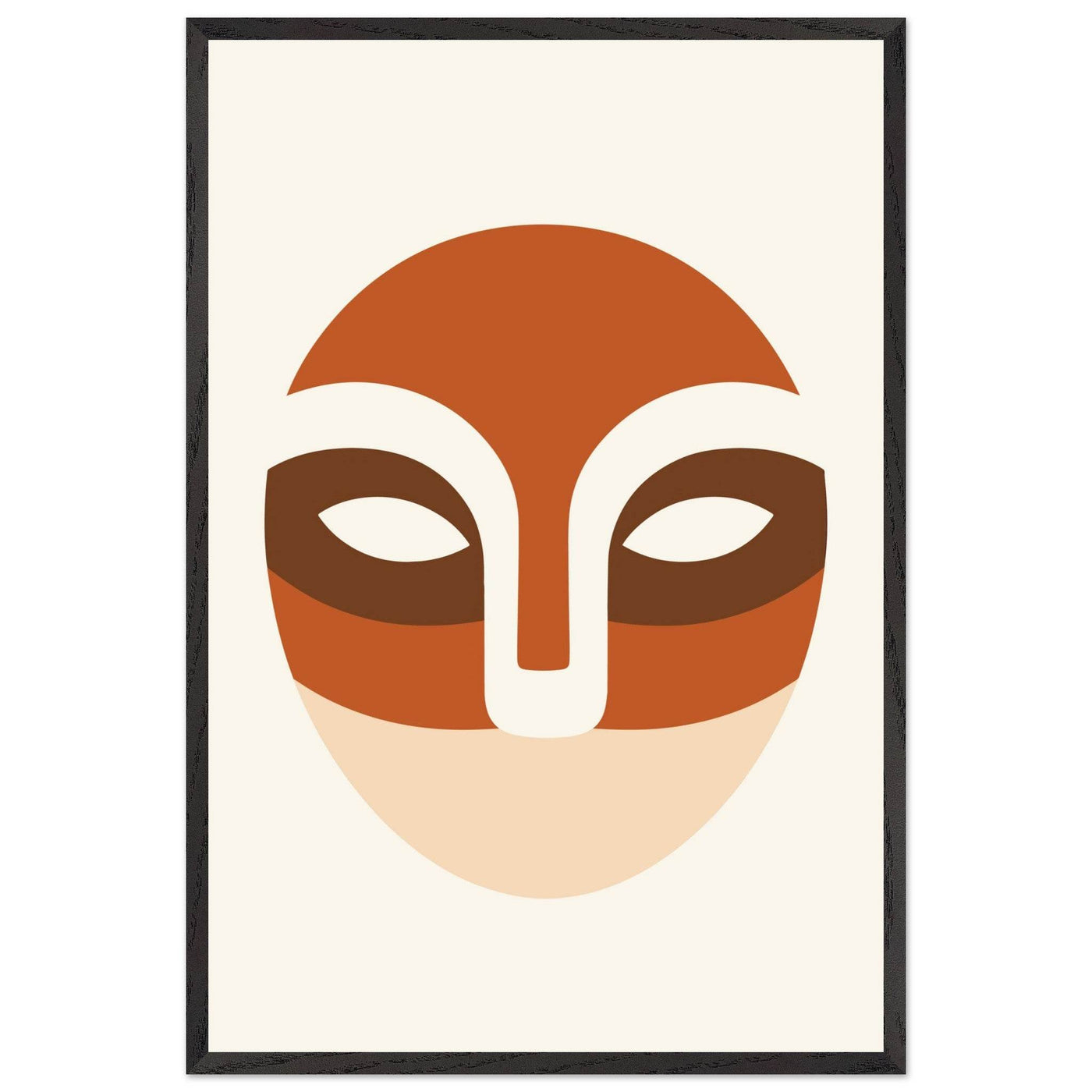 Abstract Desert Landscape Face - Vibrantwalls