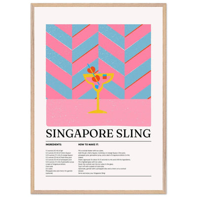 Singapore Sling Cocktail Recipe - Vibrantwalls