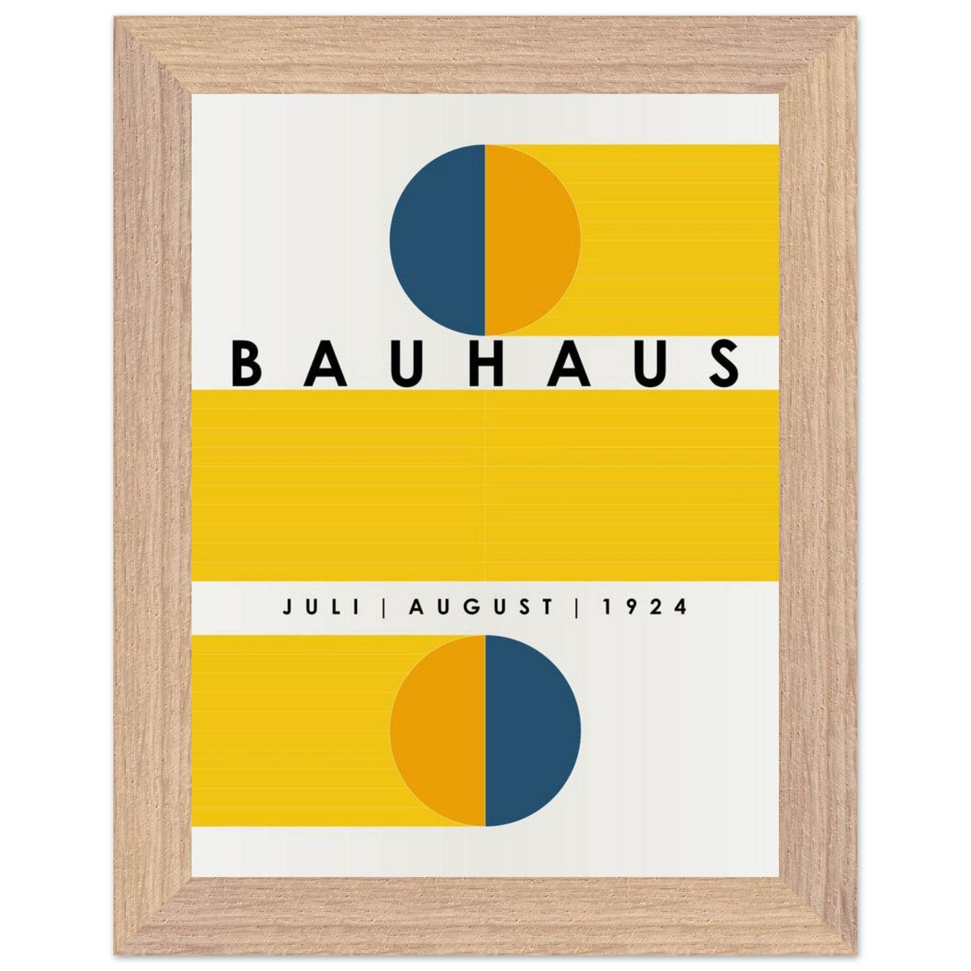 Bauhaus Blue Tunnel Geometric - Vibrantwalls