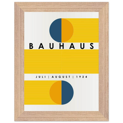 Bauhaus Blue Tunnel Geometric - Vibrantwalls