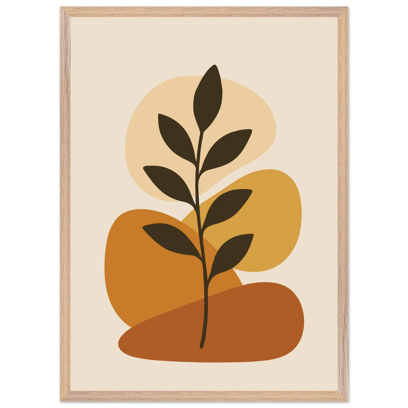 Modern Abstract Plant - Vibrantwalls