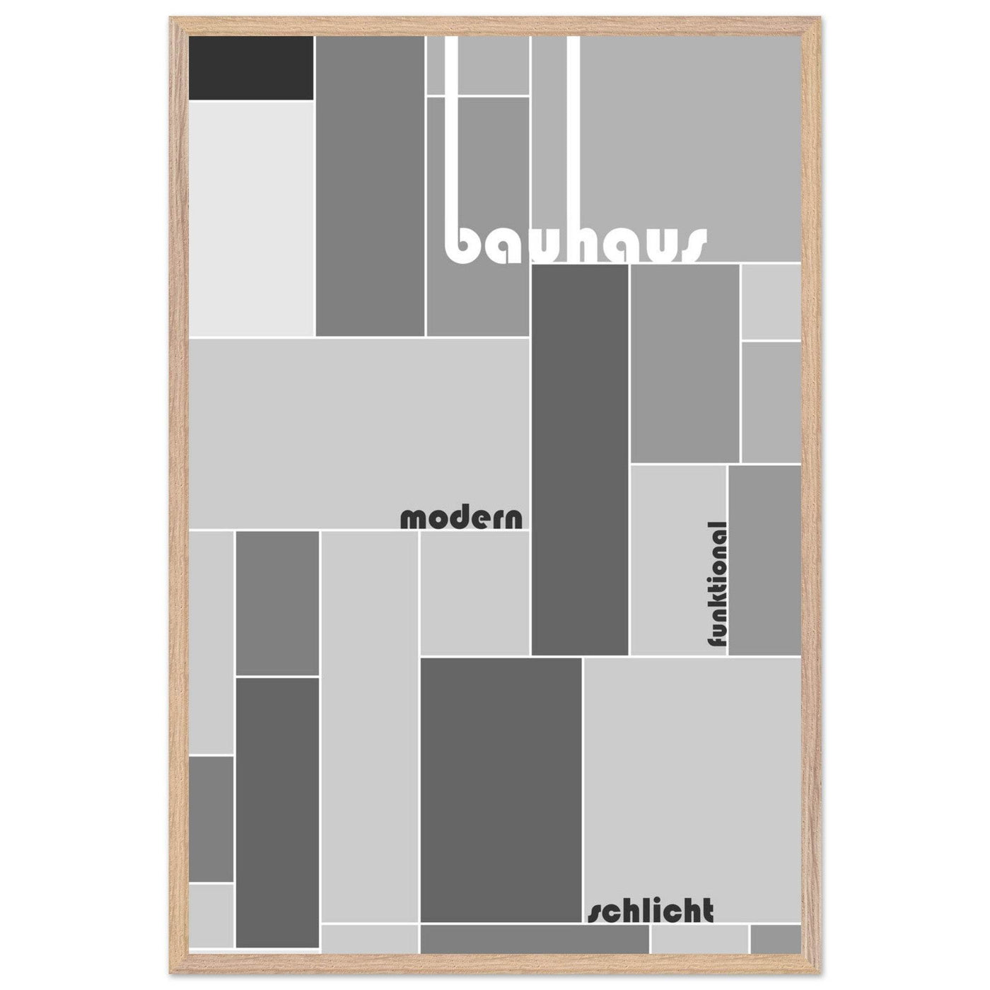 Bauhaus-Style Grid - Vibrantwalls
