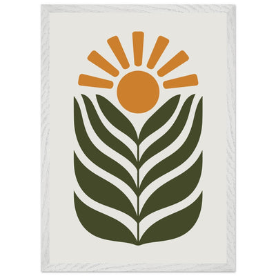 Desert Sun & Plant - Vibrantwalls