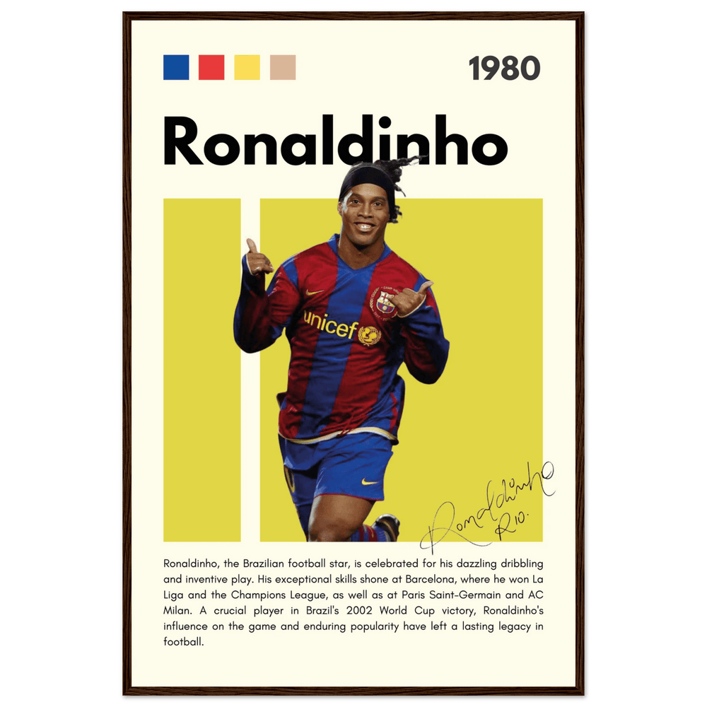 Ronaldinho Wall Art - Vibrantwalls