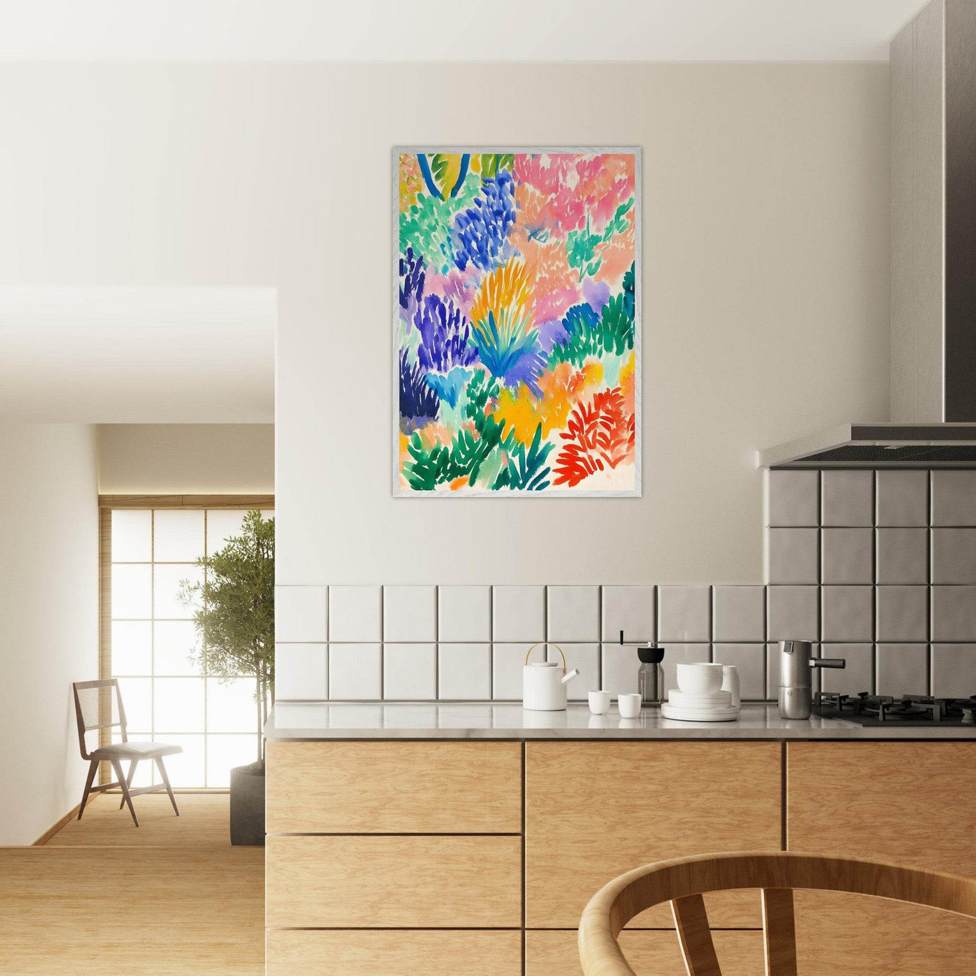 Matisse-Abstract Floral - Vibrantwalls