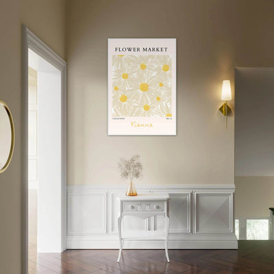 Flower Market Vienna Collection Framed Poster – Daisy Bloom Art Print | Ready-to-Hang Floral Decor - Vibrantwalls
