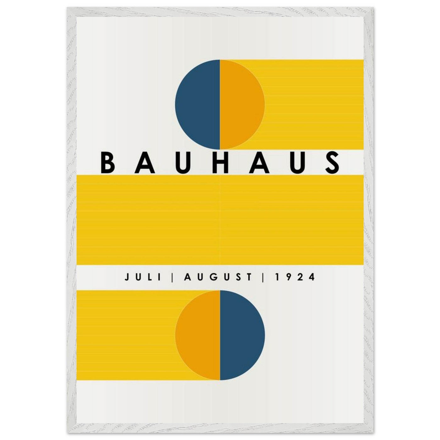 Bauhaus Blue Tunnel Geometric - Vibrantwalls