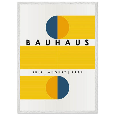Bauhaus Blue Tunnel Geometric - Vibrantwalls
