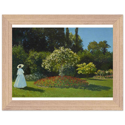Woman in the Garden Art: Elegant Decor for Nature Lovers - Vibrantwalls