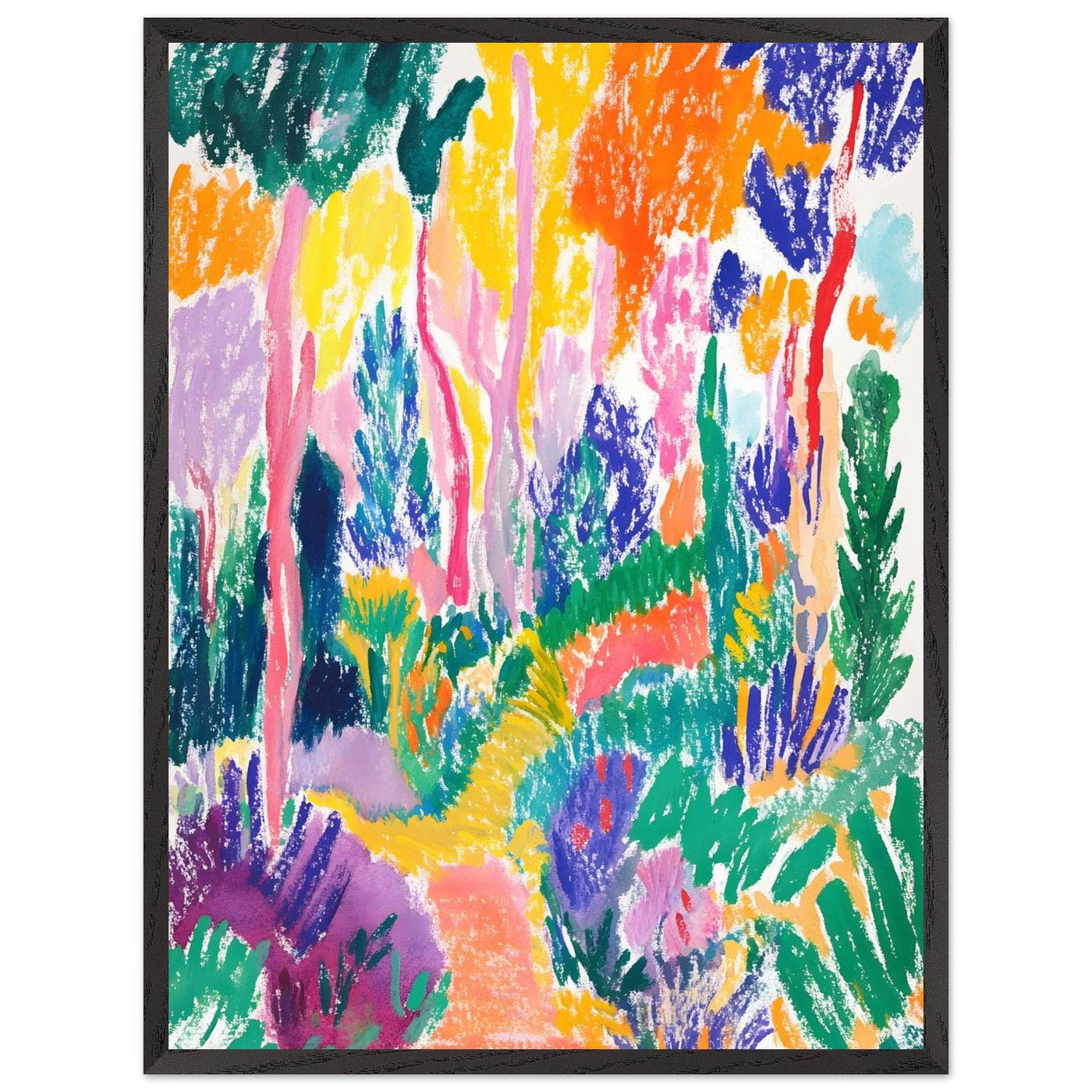 Vibrant Abstract Forest Henri Matisse - Vibrantwalls