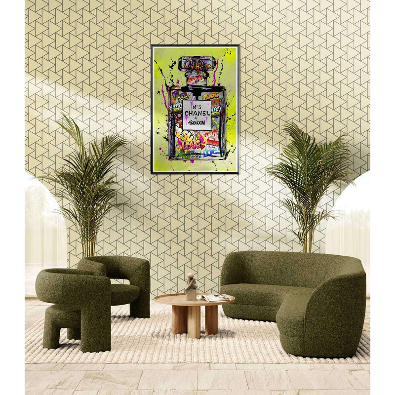 Chanel Graffiti Wall Art - Vibrantwalls
