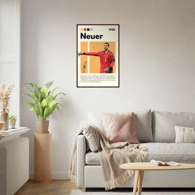 Manuel Neuer Goalkeeper Framed Football Legend Poster Vibrantwalls