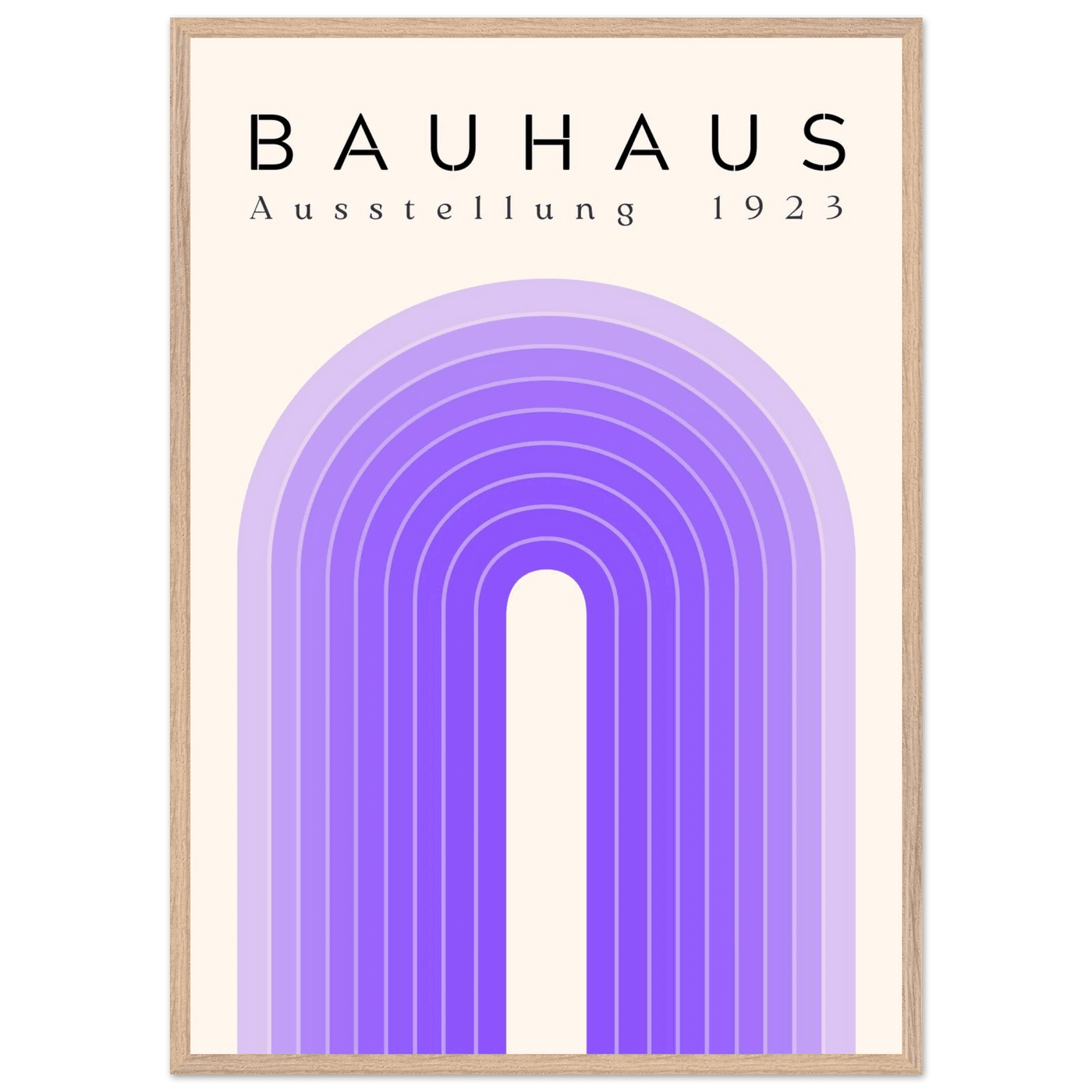 Bauhaus Ausstellung 1923 Violet - Vibrantwalls