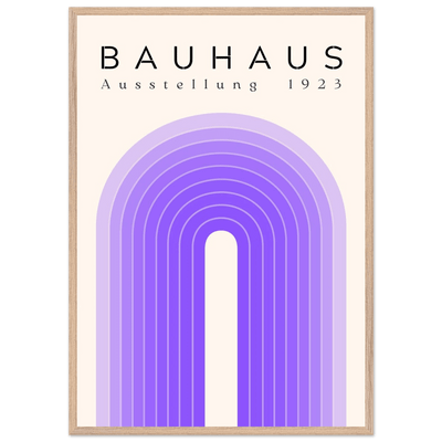 Bauhaus Ausstellung 1923 Violet - Vibrantwalls