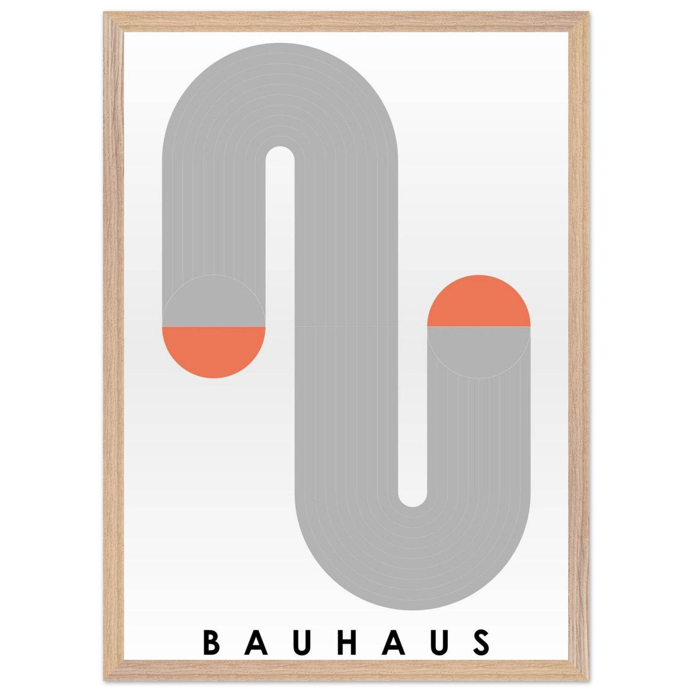 Bauhaus-Style The Blue Tunnel - Vibrantwalls