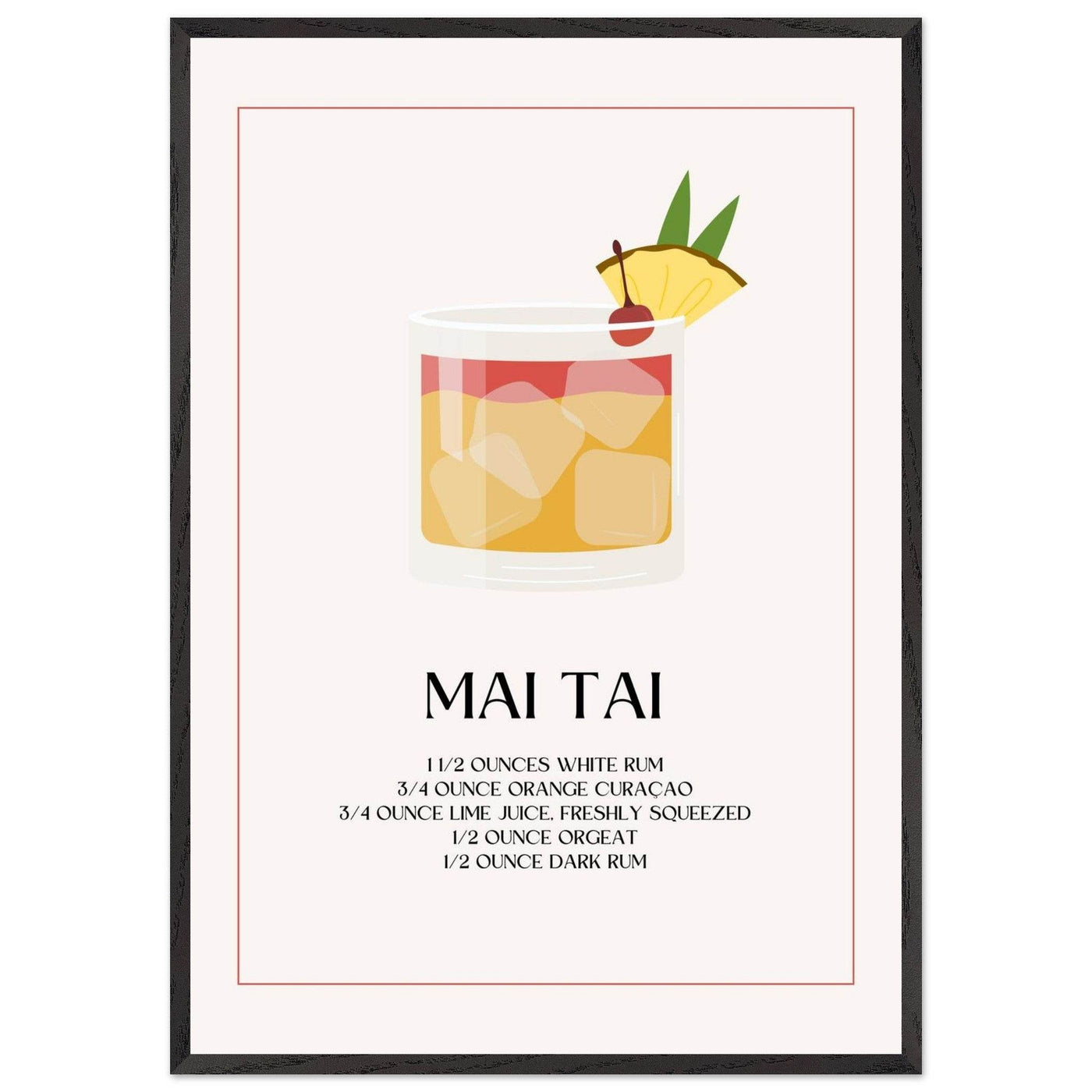 Mai Tai Cocktail Recipe - Vibrantwalls