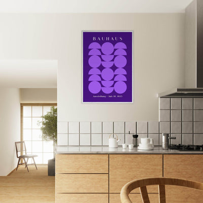 Bauhau 1923 Purple Geometric - Vibrantwalls