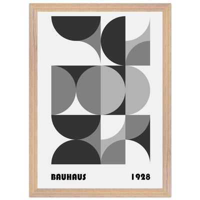 Bauhaus 1928 - Geometric Monochrome - Vibrantwalls