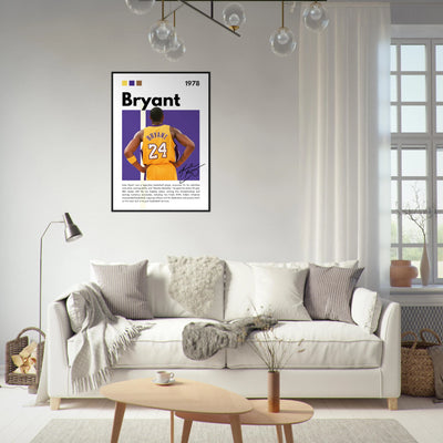 Kobe Bryant Mamba Mentality Lakers Framed Poster Vibrantwalls