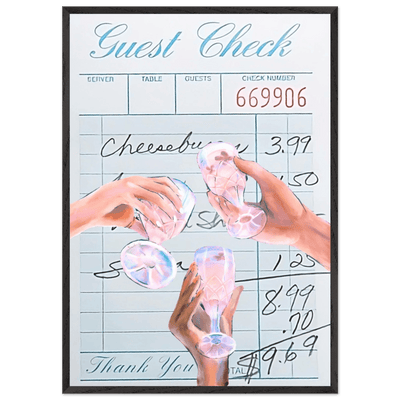 Vibrant Cocktail 'Guest Check' - Vibrantwalls