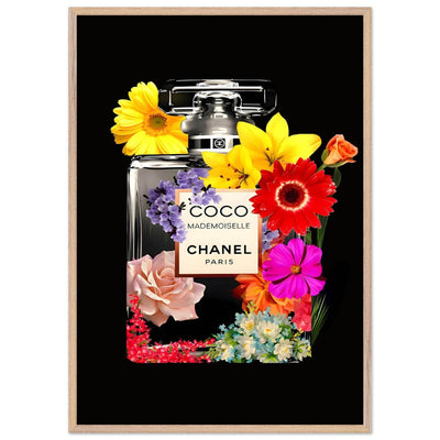 Vibrant Coco Mademoiselle Floral Art Print - Premium Framed Wall Decor in Your Choice of Size & Finish - Vibrantwalls