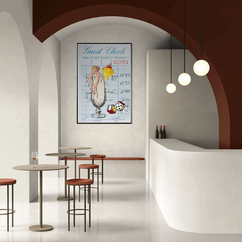 Gin Tonic Cocktail Set Retro Wall Art - Vibrantwalls