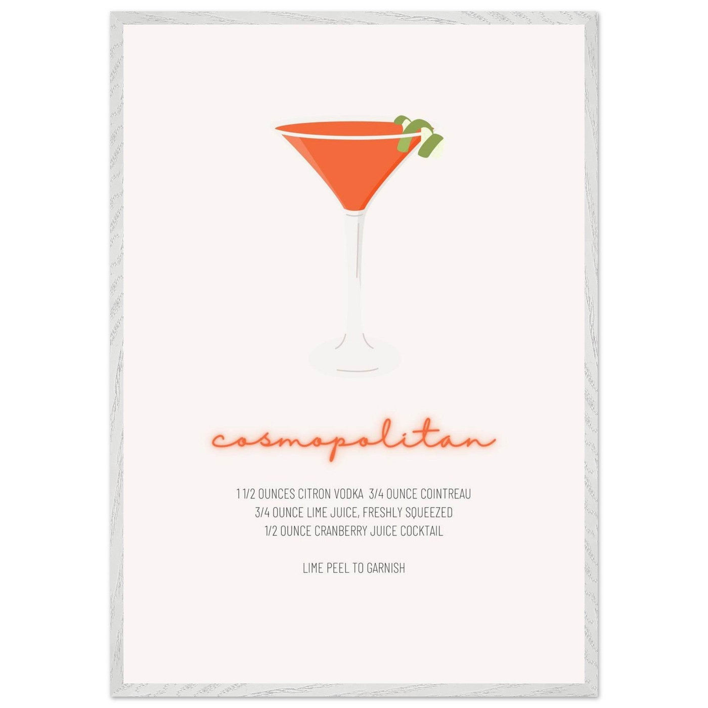 Cosmopolitan Cocktail Recipe Pink Vodka Cranberry Drink - Refreshing Cocktail Delight - Vibrantwalls