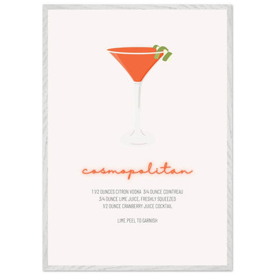 Cosmopolitan Cocktail Recipe Pink Vodka Cranberry Drink - Refreshing Cocktail Delight - Vibrantwalls