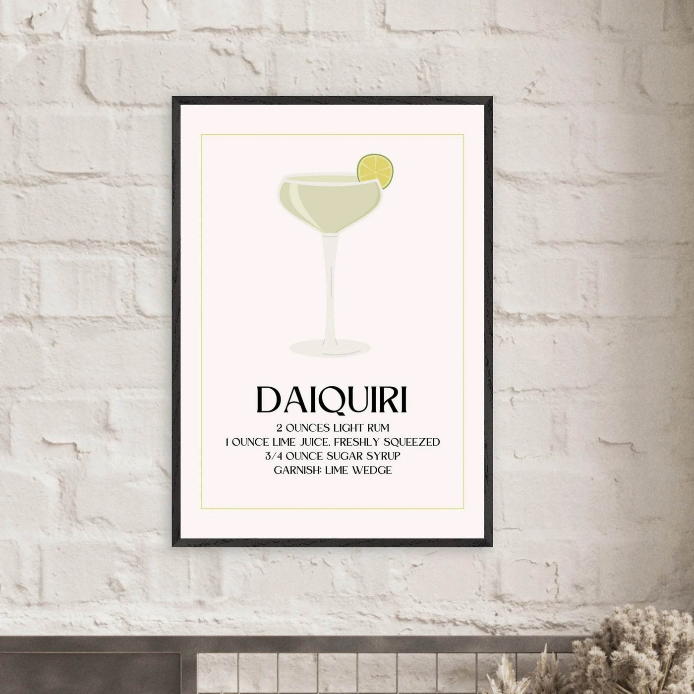 Classic Daiquiri Cocktail Recipe - Vibrantwalls