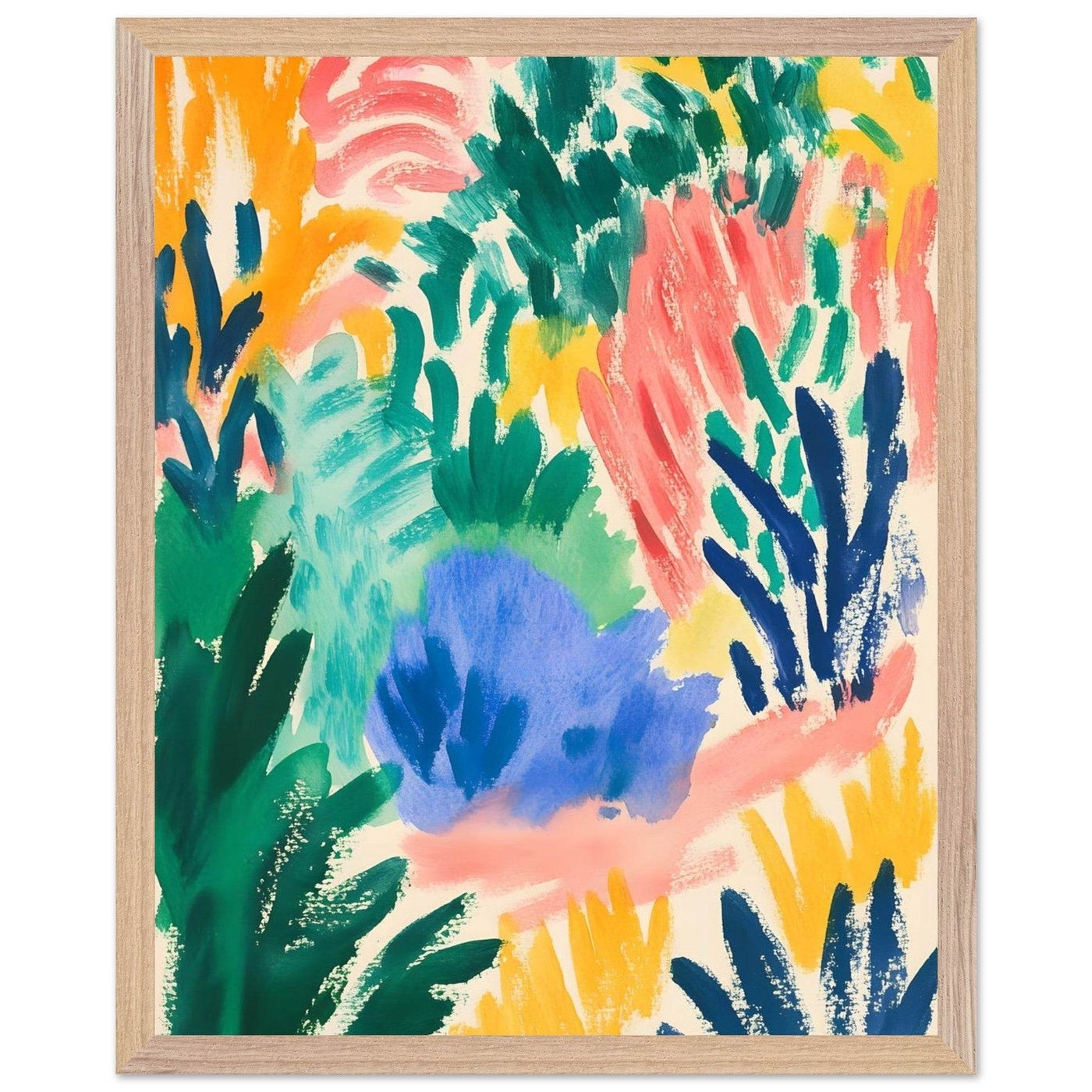 Abstract Floral Delight - Vibrantwalls