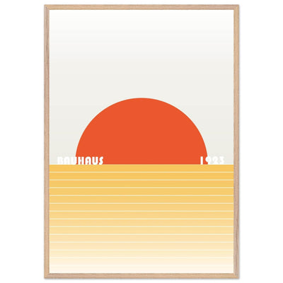 Bauhaus Sunset Abstraction - Vibrantwalls