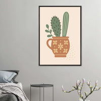 Cactus Bouquet Desert Botanical Wall Art - Vibrantwalls