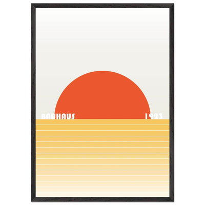 Bauhaus Sunset Abstraction - Vibrantwalls