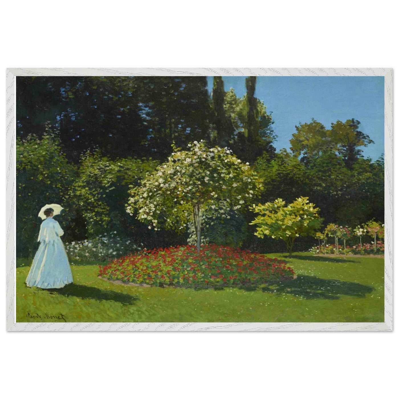 Woman in the Garden Art: Elegant Decor for Nature Lovers - Vibrantwalls