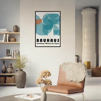 Bauhaus-Style The Blue Tunnel - Vibrantwalls