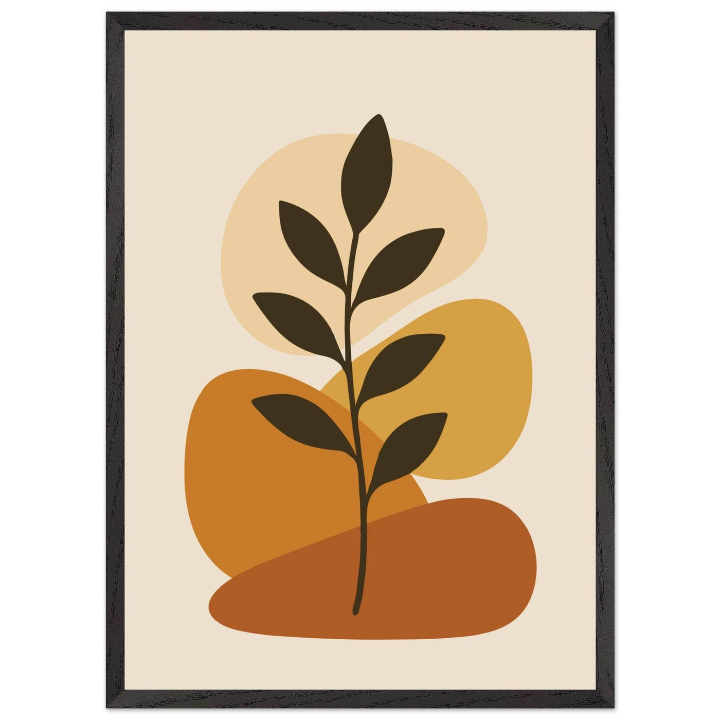 Modern Abstract Plant - Vibrantwalls