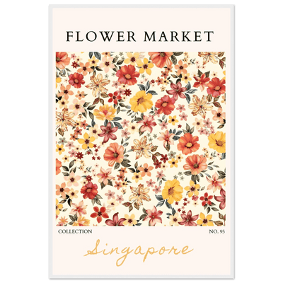 Flower Market Collection Framed Posters – Vibrant Floral Art Prints | Ready-to-Hang in Your Choice of Frame - Vibrantwalls