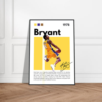 Kobe Bryant Number 24 Lakers Modern Print Vibrantwalls