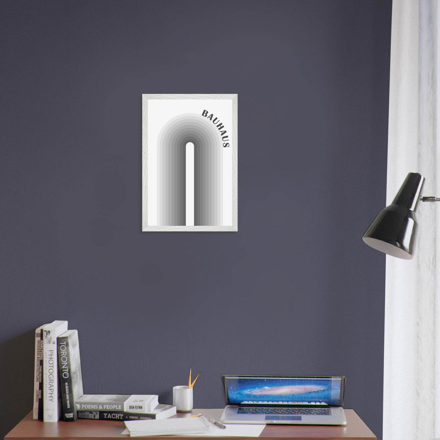 Bauhaus-Style Gradient Arch - Vibrantwalls