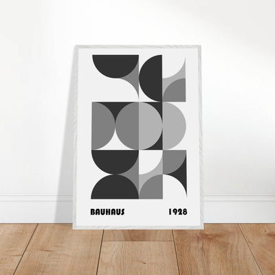 Bauhaus 1928 - Geometric Monochrome - Vibrantwalls