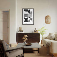 Bauhaus 1928 Geometric Monochrome Wall Art - Vibrantwalls