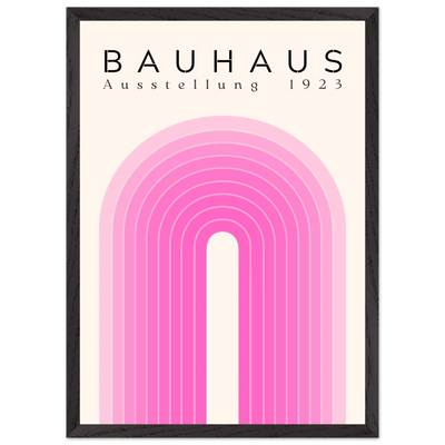 Bauhaus Pink Gradient Arch - Vibrantwalls