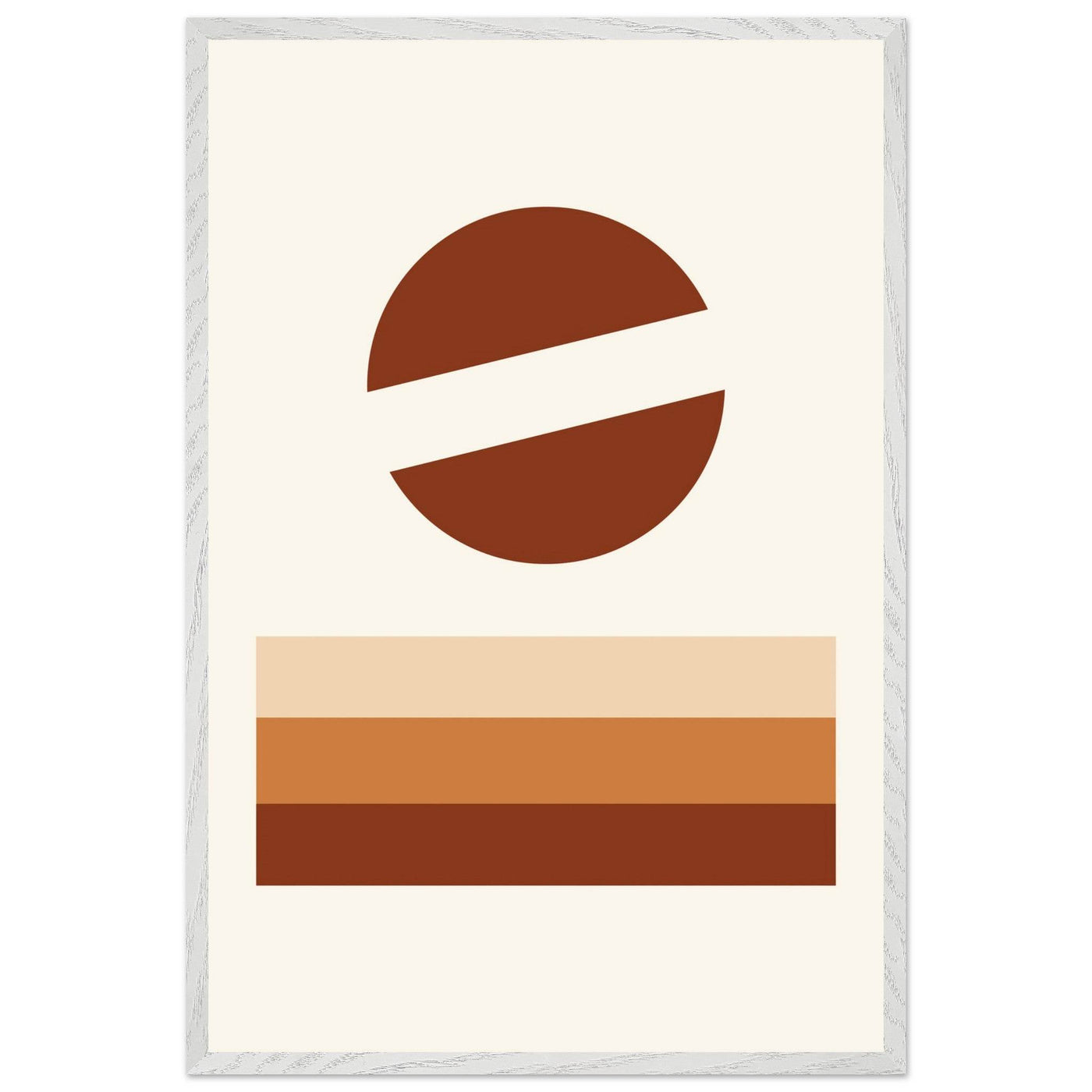 Abstract Desert Landscape Earthy Tones - Vibrantwalls