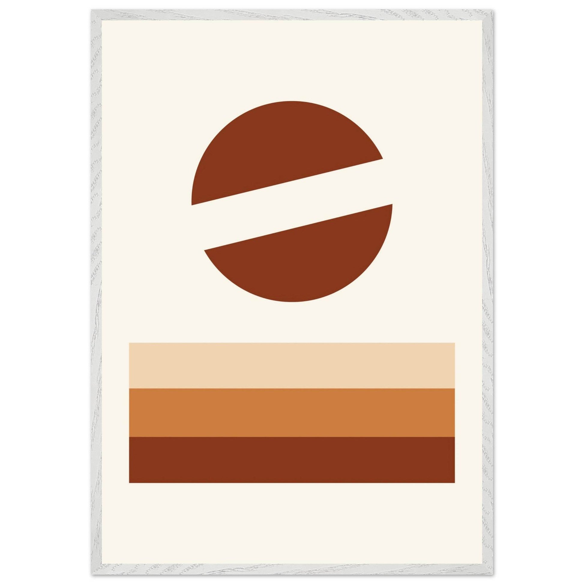 Abstract Desert Landscape Earthy Tones - Vibrantwalls