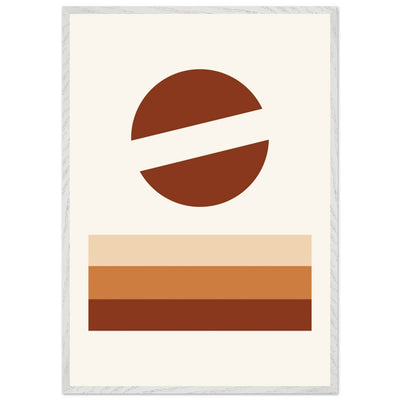 Abstract Desert Landscape Earthy Tones - Vibrantwalls