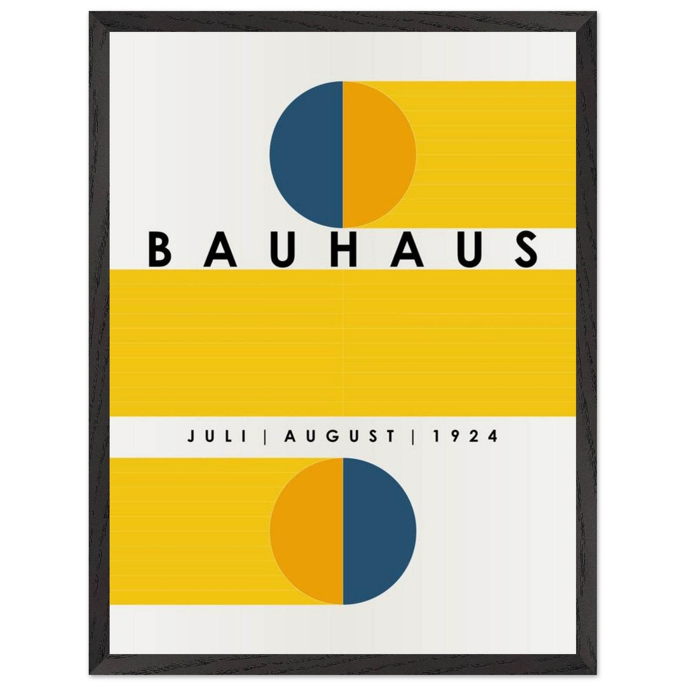 Bauhaus Blue Tunnel Geometric - Vibrantwalls