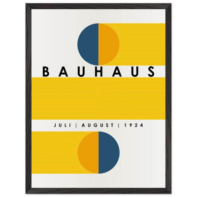 Bauhaus Blue Tunnel Geometric - Vibrantwalls
